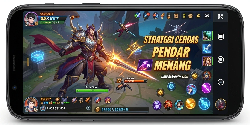 Tampilan gameplay strategi intens di 55KBET.