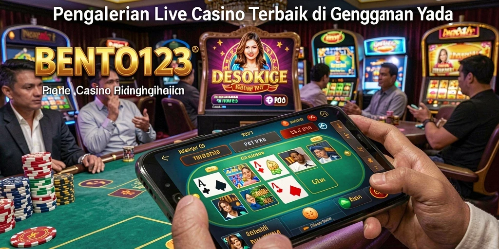 Tampilan gameplay Live Casino yang memukau di BENTO123.