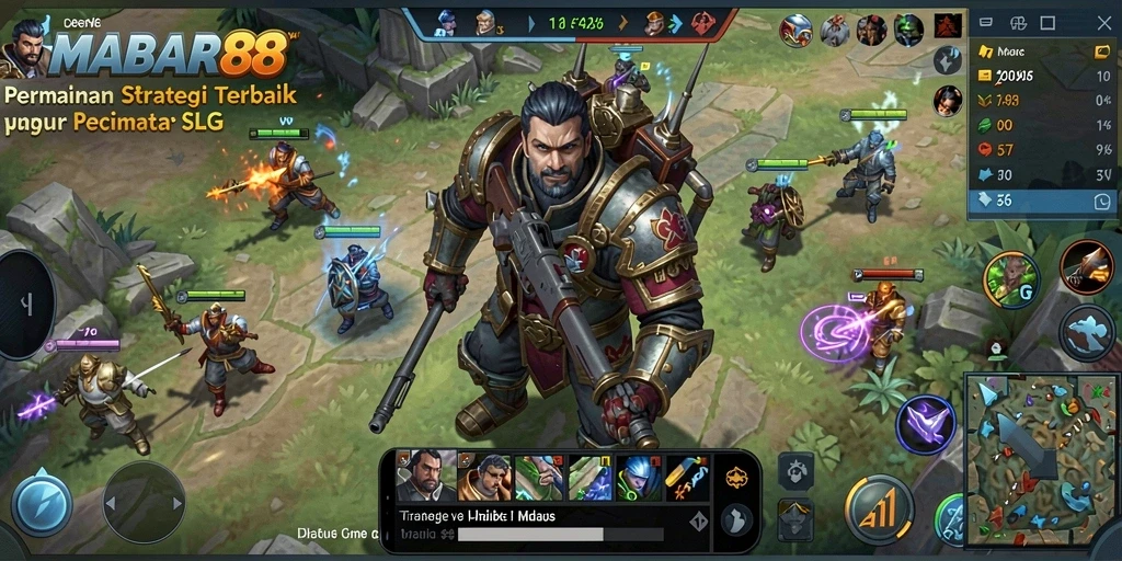 Tangkapan layar MABAR88 menampilkan gameplay strategis yang menarik.