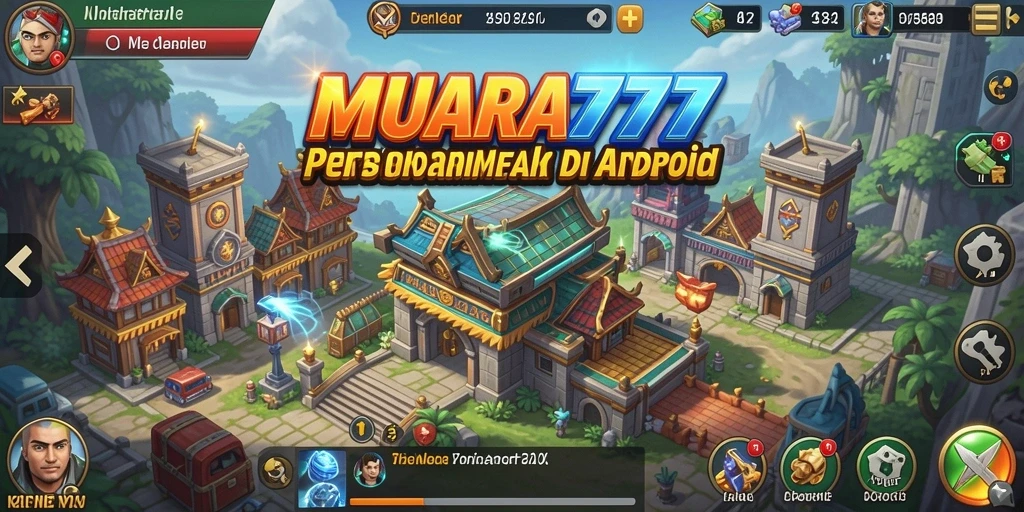 Tampilan gameplay MUARA777 menampilkan aksi pertahanan menara yang seru dan strategis.