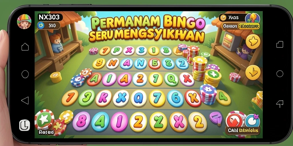 Tampilan screenshot gameplay Bingo NX303 yang mendebarkan.