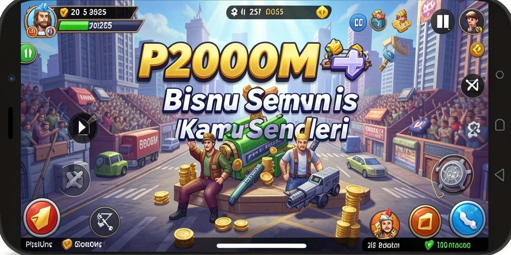 Tampilan interaktif gameplay Tycoon dalam P200M dengan grafis memukau.