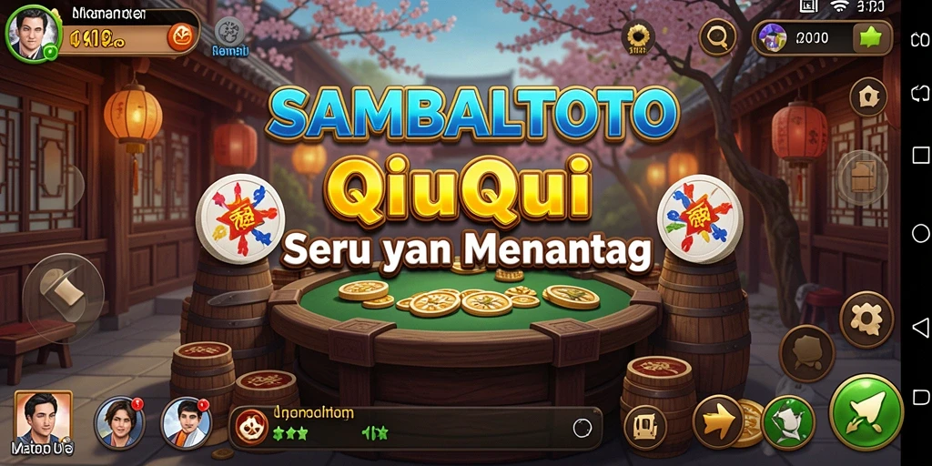 Tangkapan layar gameplay QiuQiu dari SAMBALTOTO yang seru.