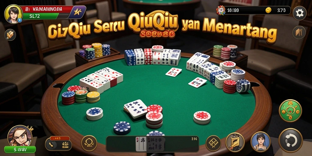 Screenshot gameplay QiuQiu yang menegangkan di SL72.