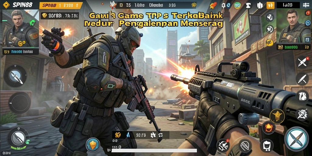 Tampilan gameplay SPIN88 yang menegangkan dan penuh aksi.