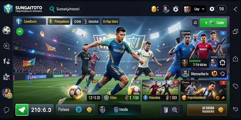 Tampilan gameplay menarik dari aplikasi Sportsbook SUNGAITOTO.