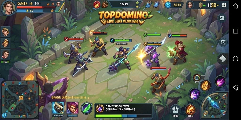 Gameplay seru dengan karakter unik di TOPDOMINO.