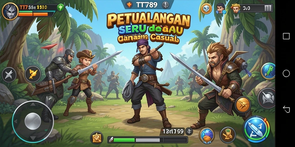 Screenshot gameplay TT789 yang seru dan penuh warna.