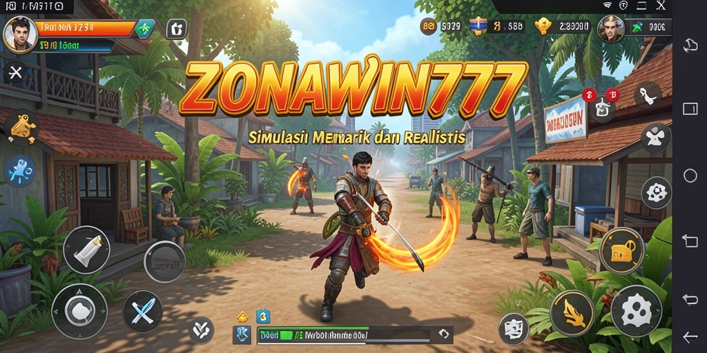 Tampilan gameplay yang menarik dari ZONAWIN777 dengan simulasi realistis.